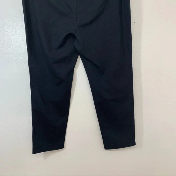 Talbots Pants Woman Size 12 Petite  Hampshire Black Crop Taper  Work Casual - Picture 6 of 12